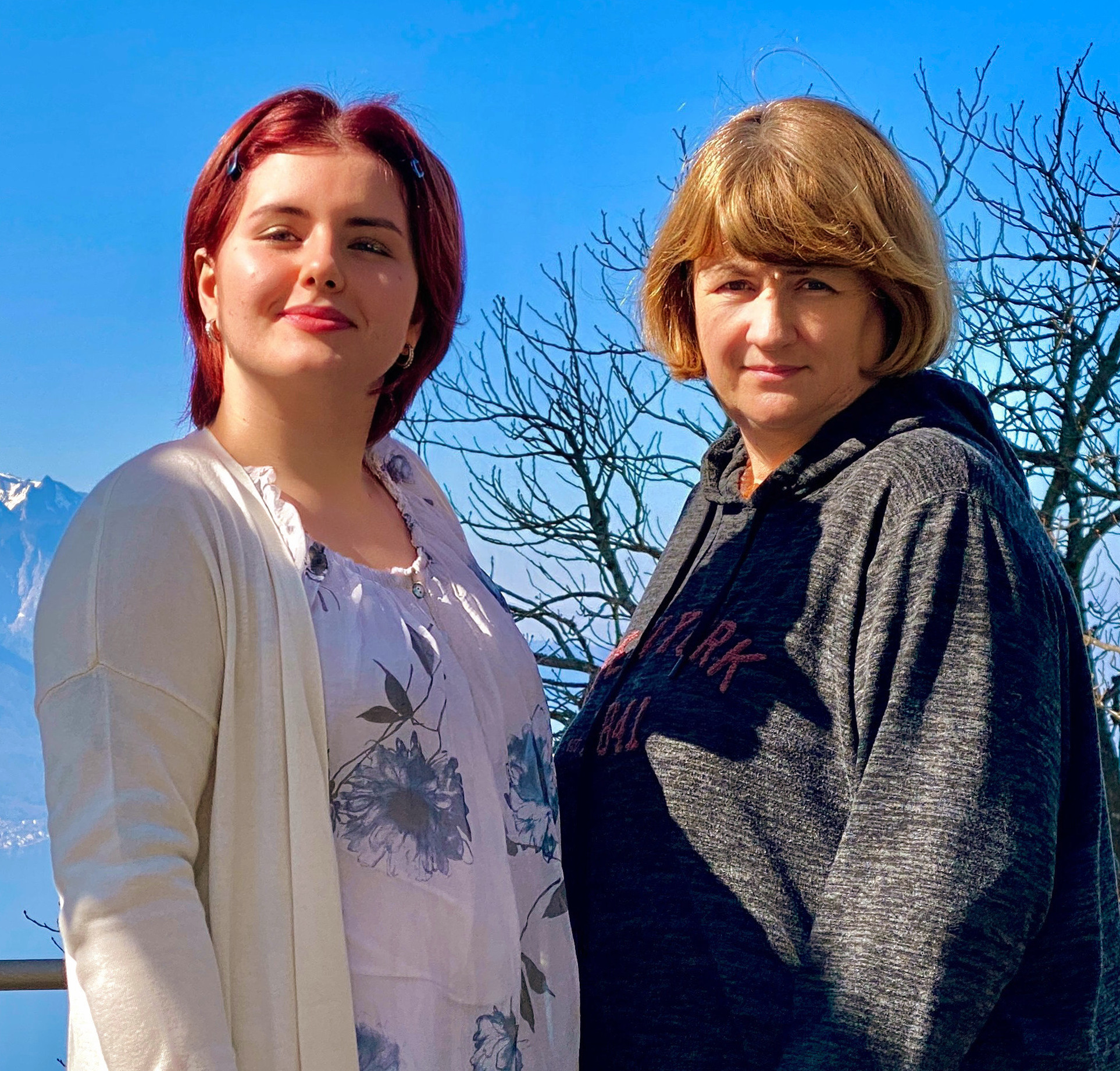 Alena and Olena interview Caux Refuge