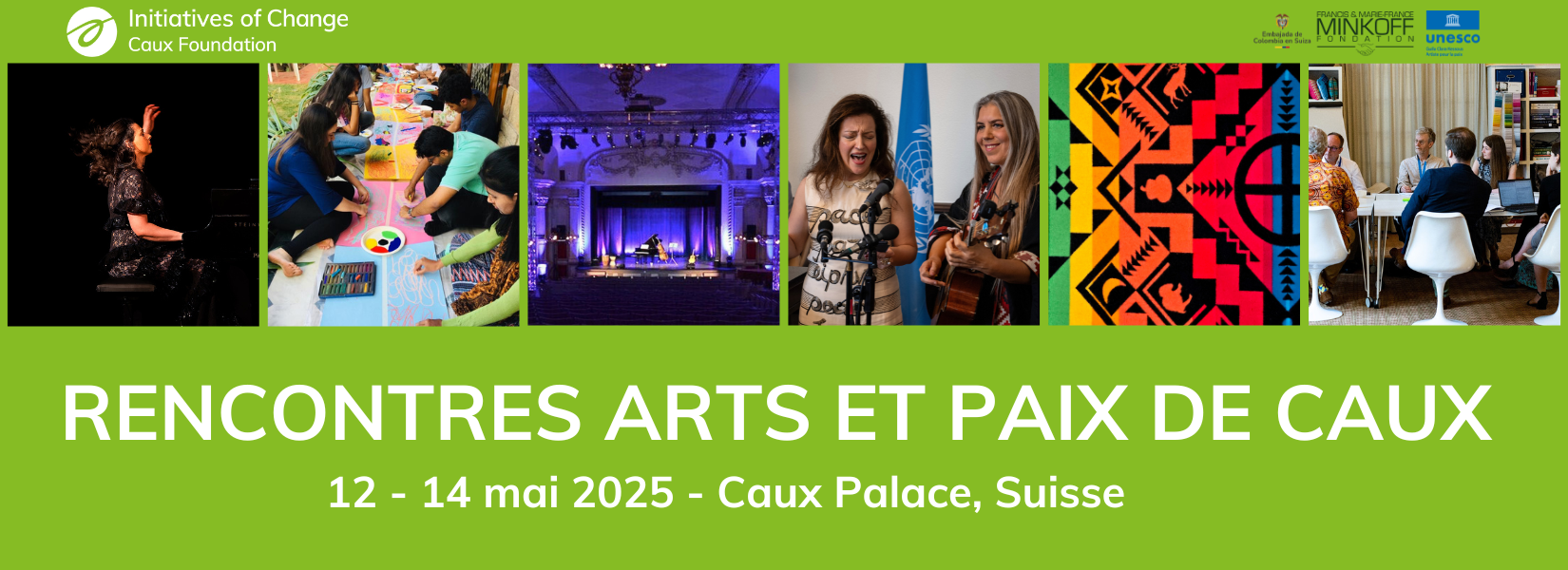 Arts and Peace Encounters May 2025 banner FR