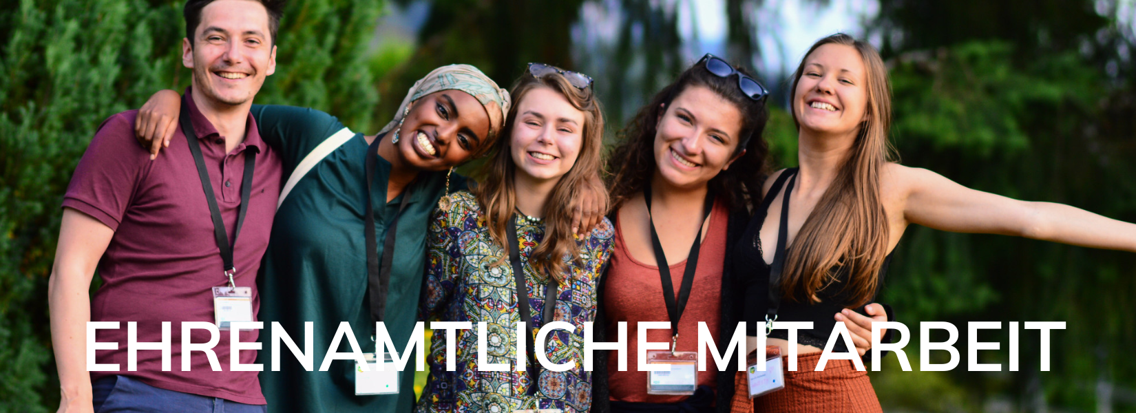 Volunteer with us banner DE