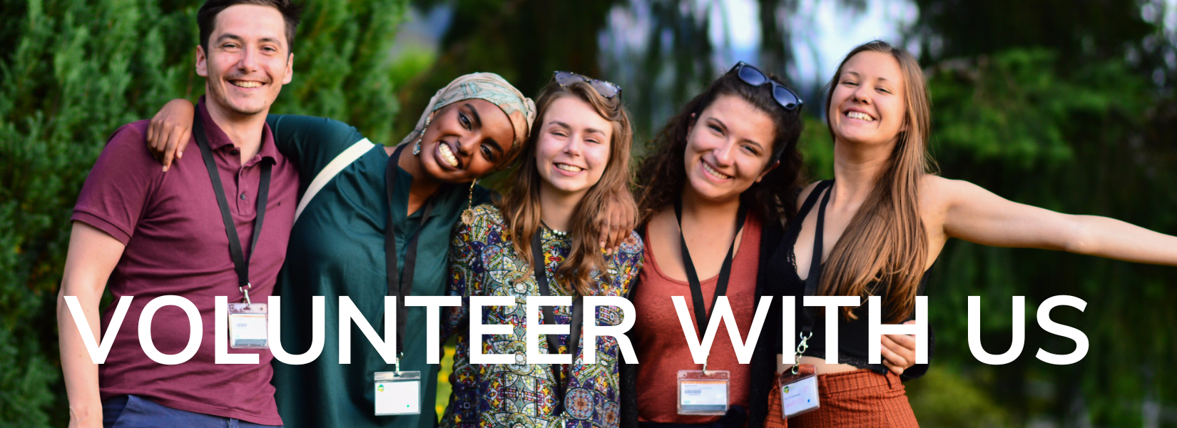 Volunteer with us banner EN