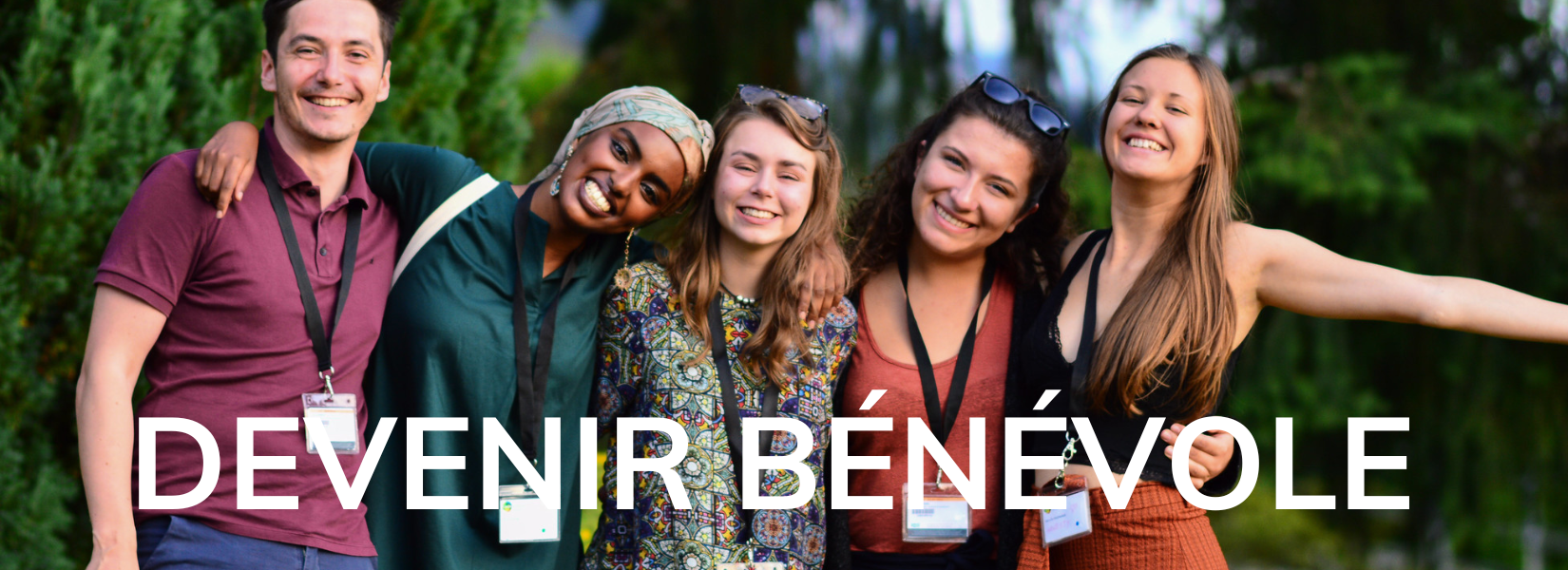 Volunteer with us banner FR