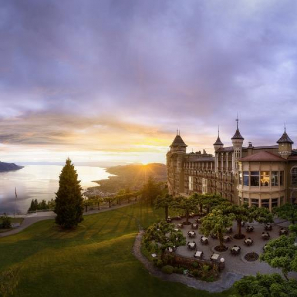 Change of Leadership for IofC Switzerland Caux_Palace_Sunset