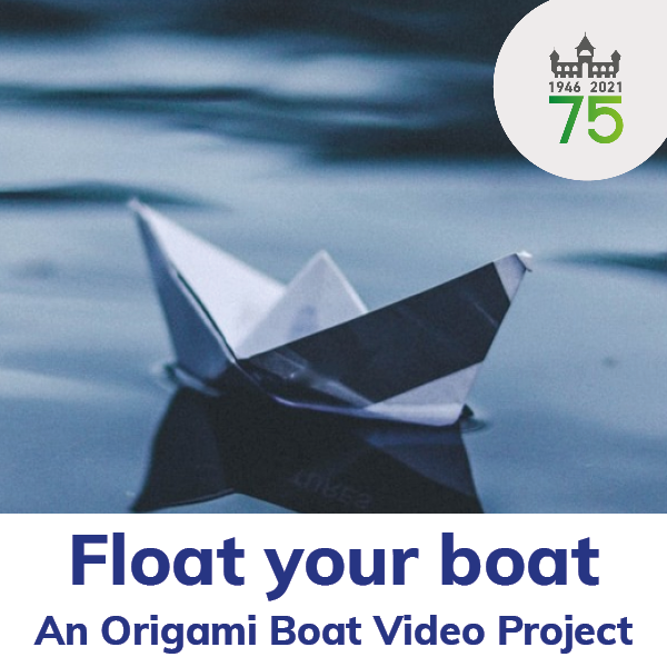 Faites flotter votre bateau - Projet vidéo sur un bateau en origami Boat square