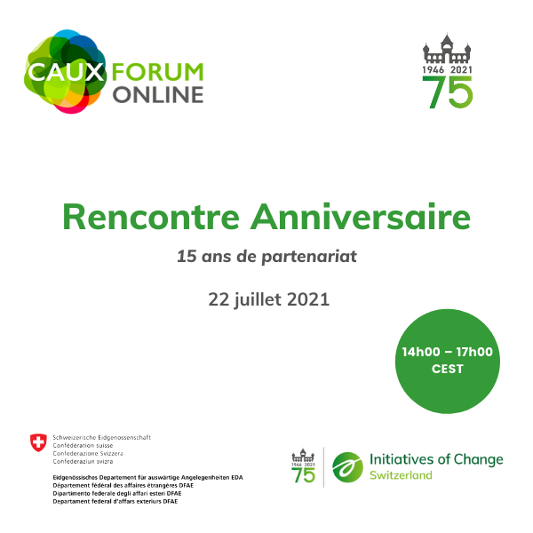 Anniversary Meeting - A shared adventure between Switzerland and Africa for sustainable peace 22 July FDFA square white