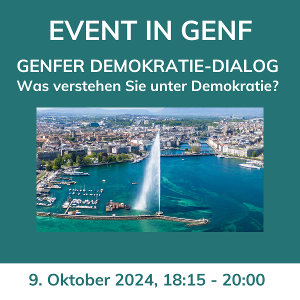 Genfer Demokratie-Dialog: Was verstehen Sie unter Demokratie? Geneva Democracy Dialogue Oct 2024 DE