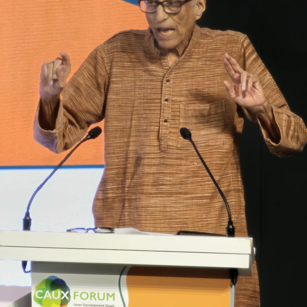 Gandhi at CIDG Opening