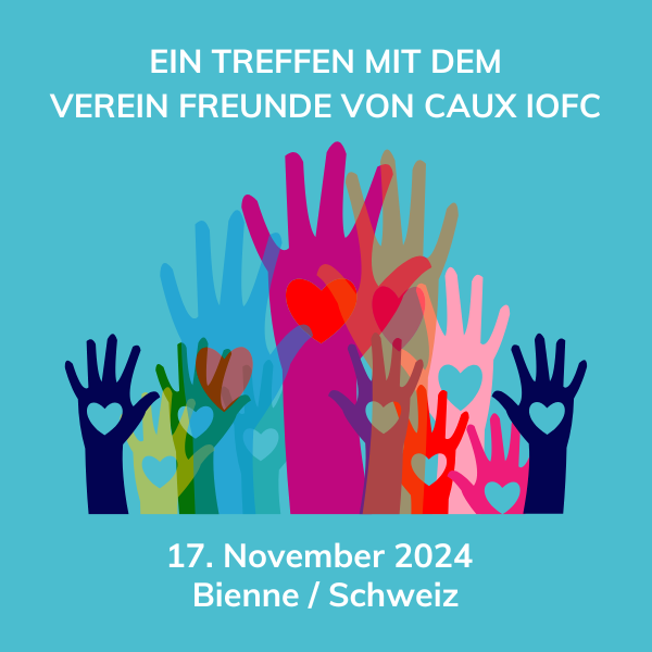 Ein Treffen mit dem Verein "Freunde von Caux IofC" in Bienne/Schweiz Friends of Caux Meeting Bienne Nov 2024 DE